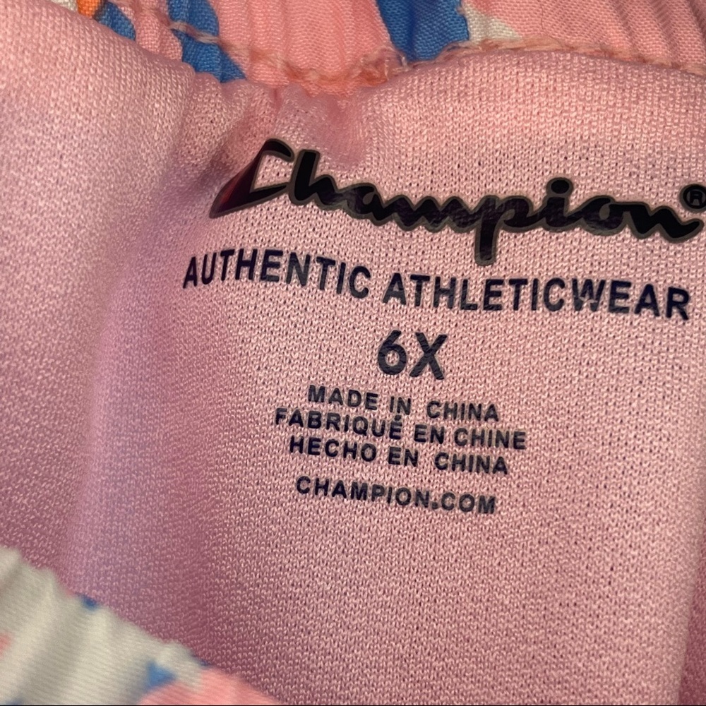 Champion Kids Floral Print Running Shorts - Picture 4 of 4